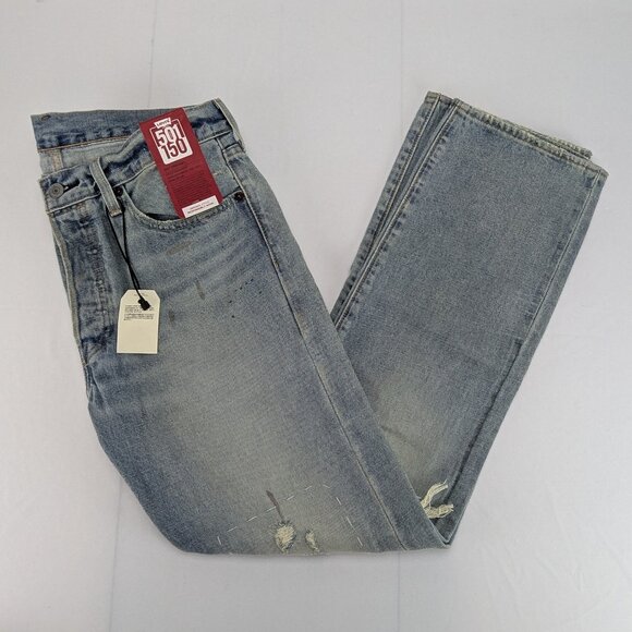 Levis 501 Original 32x32 Men's Straight Leg 150th Anniversary Button Fly New Tag - Picture 1 of 13